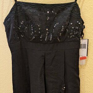 NWT Sue Wong Nocturne Little Black Dress Sequins Beading Style P9135 Size 2 NEW